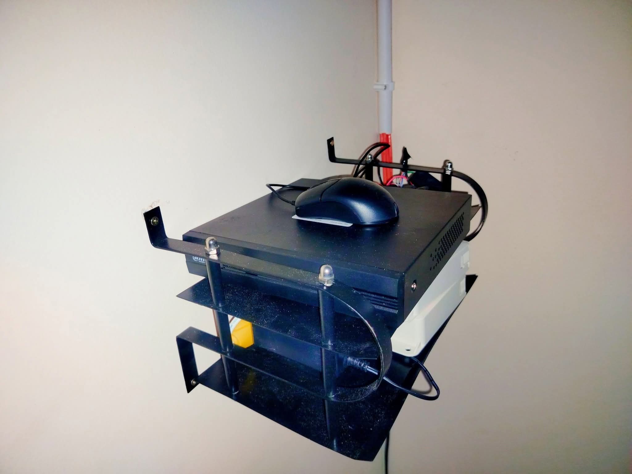 Wall Mounted Router / DVR Stand